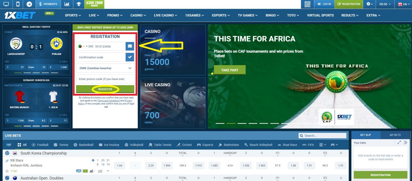 1xBet Zambia provide to its customers